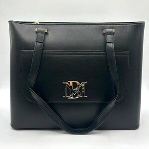 Badgley Mischka Black Tote with Slip Pocket in front, NWT